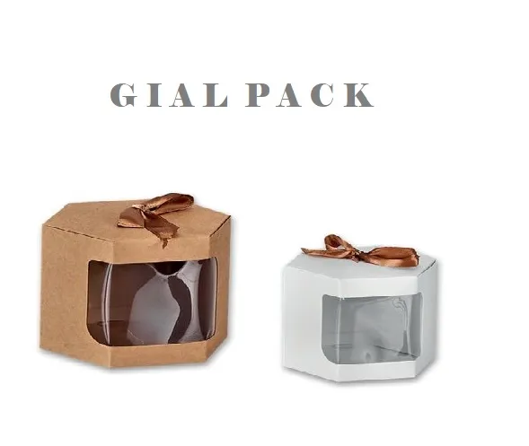 ΧΑΡΤΙΝΟ ΚΟΥΤΙ ΠΟΛΥΓΩΝΟ ΜΕ ΠΑΡΑΘΥΡΟ