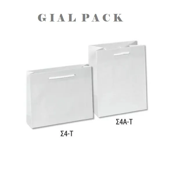 ΤΣΑΝΤΑ ΧΑΡΤΙΝΗ ΛΕΥΚΗ ΜΕ ΚΟΡΔΟΝΙ ΣΕΙΡΑ Σ